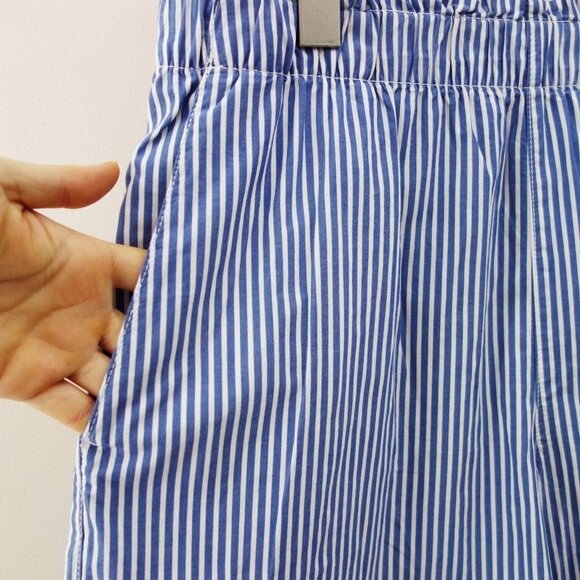 Old Navy High-Waisted Striped Pull-On Shorts in Blue / White Size L NWT - Picture 6 of 10